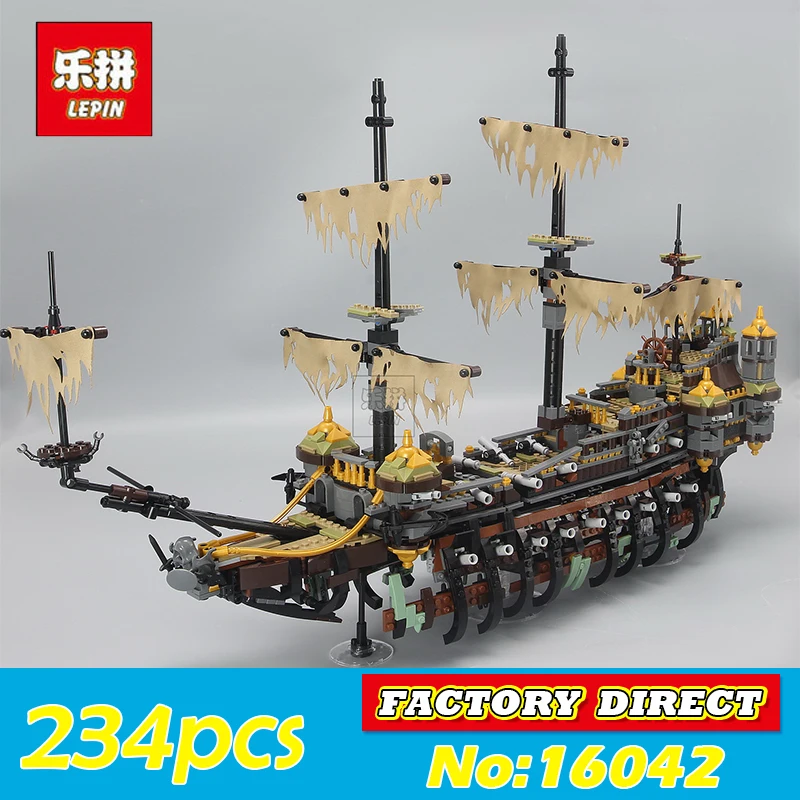 

Lepin 16042 2344Pcs The Slient Mary Set New Pirate Ship Series Children Educational Building Blocks Bricks Toys Model Gift 71042