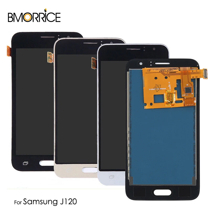

LCD Display For Samsung Galaxy J120 2016 J120F J120H J120M Touch Screen Digitizer Assembly Replacement Adjust Brightness 4.3 4.5