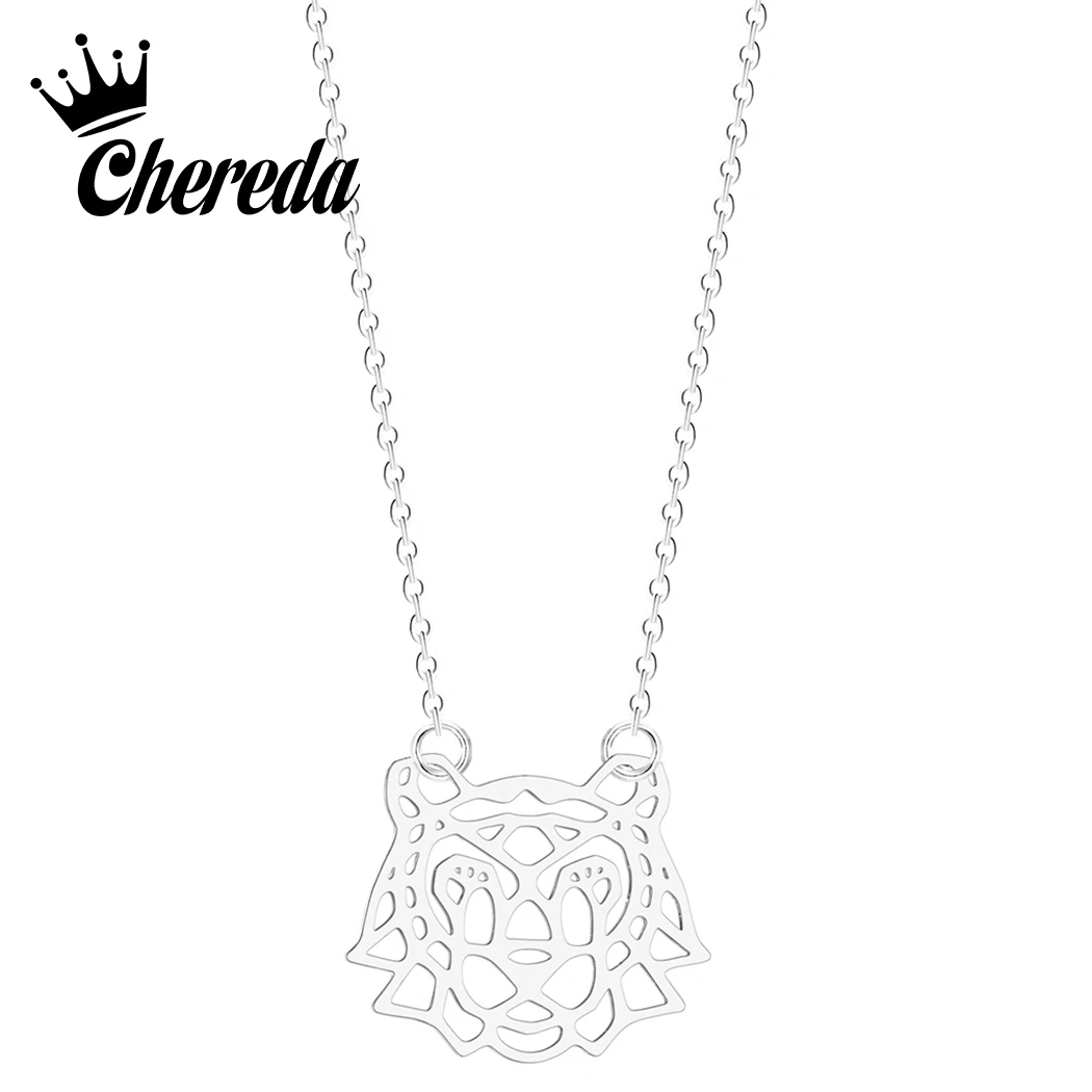 Chereda шикарное крошечное милое ожерелье с тигром длинная цепочка креативное