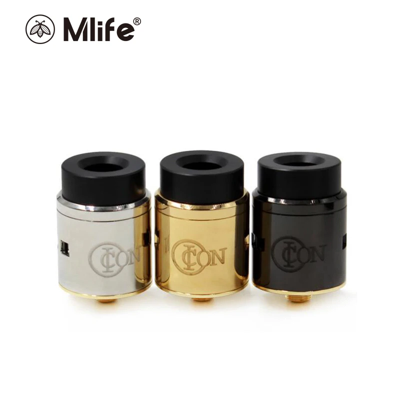 bilder für Klon ICON RDA Zerstäuber 1,5 ML Gebrauch Beliebte Delrin Weite Bohrung Tropfspitze Innovative Bauen Deck Tank Verdampfer Für E Zigarette Mod bilder für Klon ICON RDA Zerstäuber 1,5 ML Gebrauch Beliebte Delrin Weite Bohrung Tropfspitze Innovative Bauen Deck Tank Verdampfer Für E Zigarette Mod