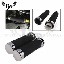 Мотоцикл руль высокого качества металлические части Универсальный 22 мм 25 мм для Ducati, Harley нескользящий ручной Клей руль кроссового мотоцикла ручки