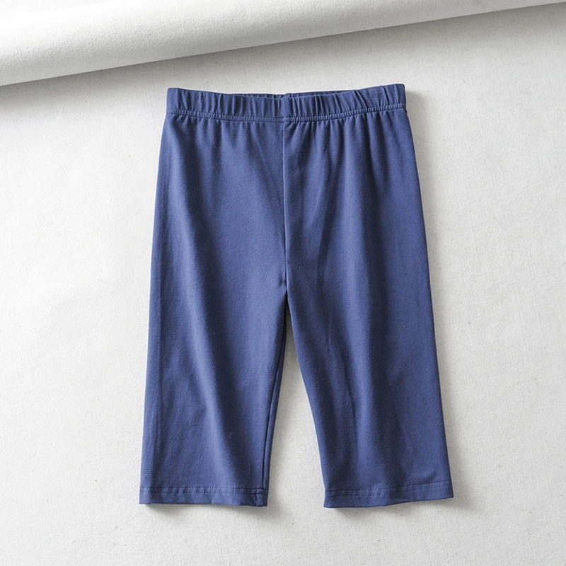 solid biket shorts women casual cropped leggins  (6)