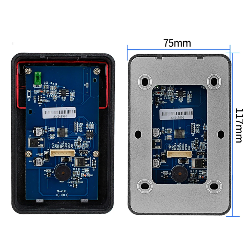 Автономный контроллер доступа с 10 шт. EM брелки RFID Клавиатура контроля доступа цифровая панель считыватель карт для системы дверного замка