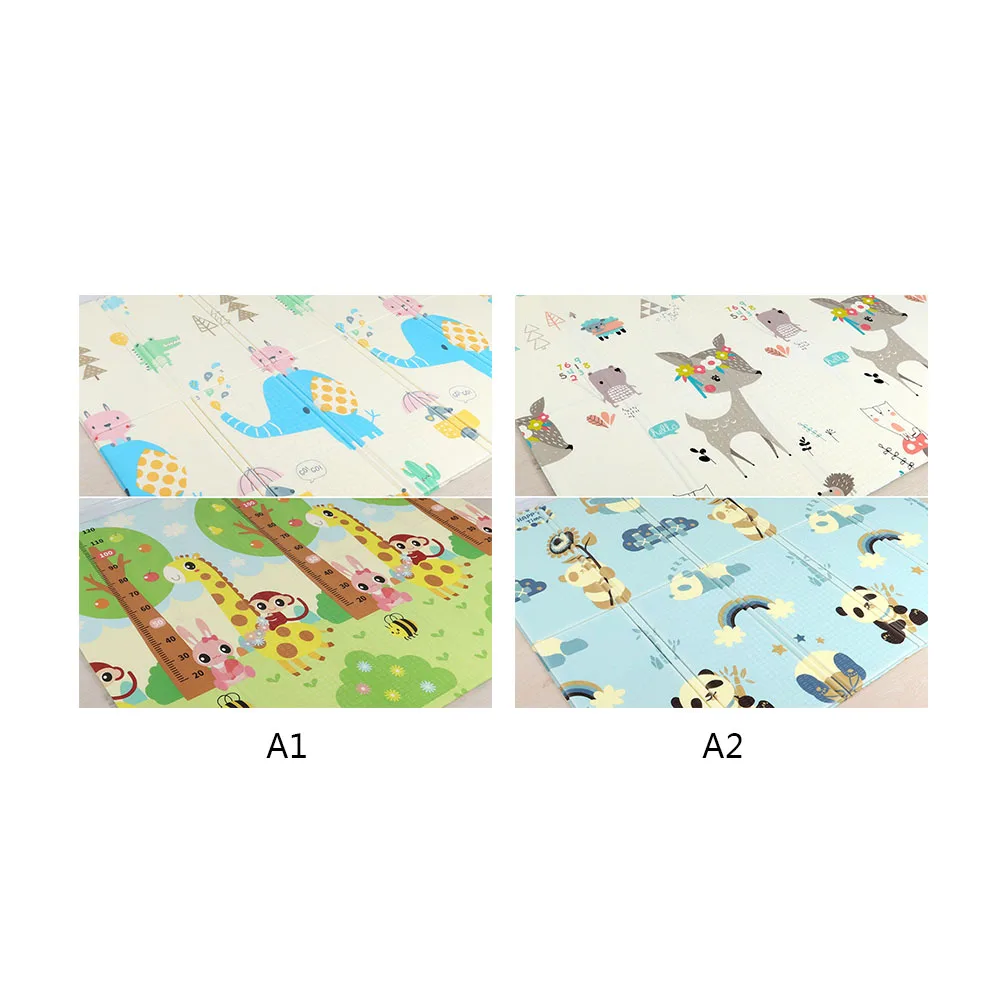  200*180*1cm Portable Foldable Baby Climbing Pad Baby Play Mat Foam Pad XPE Environmental Tasteless 