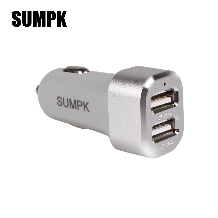 Автомобильное зарядное устройство с 2 USB портами 4 8 А|Зарядные устройства| |