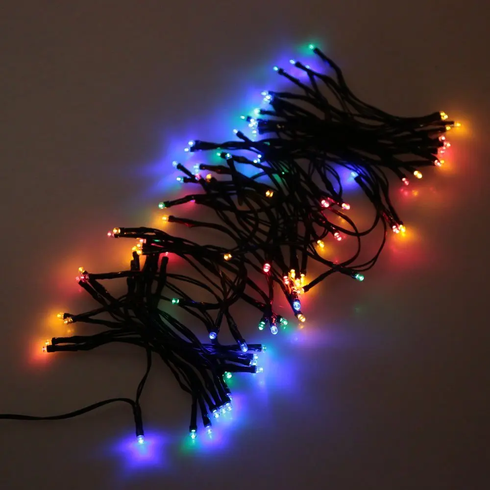 

17m 100 LED Colorful Waterproof Outdoor Solar LED Light Fairy String Garden Christmas Party