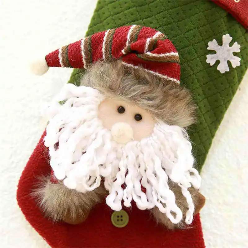 2019 hot Big Christmas Santa Socks Cute Ornaments Festival Party Xmas Tree Hanging Decoration #2o23 (4)