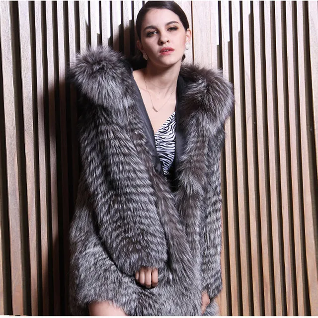 Aliexpress.com : Buy Real Fur Coats For Women Silver Fox Fur Coat Real Fur Coats For Women Silver Fox Fur Coat With Hood Real Winter Warmer Fur Coat - Aliexpress.com : Buy Real Fur Coats For Women Silver Fox Fur Coat