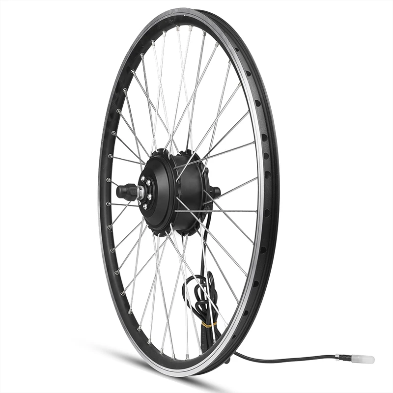 Переднее моторное колесо 36 в 500 Вт Ebike комплект для переоборудования электрического велосипеда ЖК-регенерация электрического велосипедного колеса комплект для 20-28 дюймов 700C