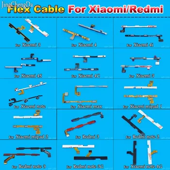 

JCD Power on/off Button Volume Key Flex Cable For Xiaomi Mi3 Mi4 Mi5 Mi4i Mi4S 4C Note Max For Redmi 3 Note 2 3 3G 4G
