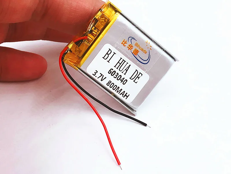 

li-po 3.7V 800mAh 603040 Lithium Polymer Li-Po li ion Rechargeable Battery cells For Mp3 MP4 MP5 GPS