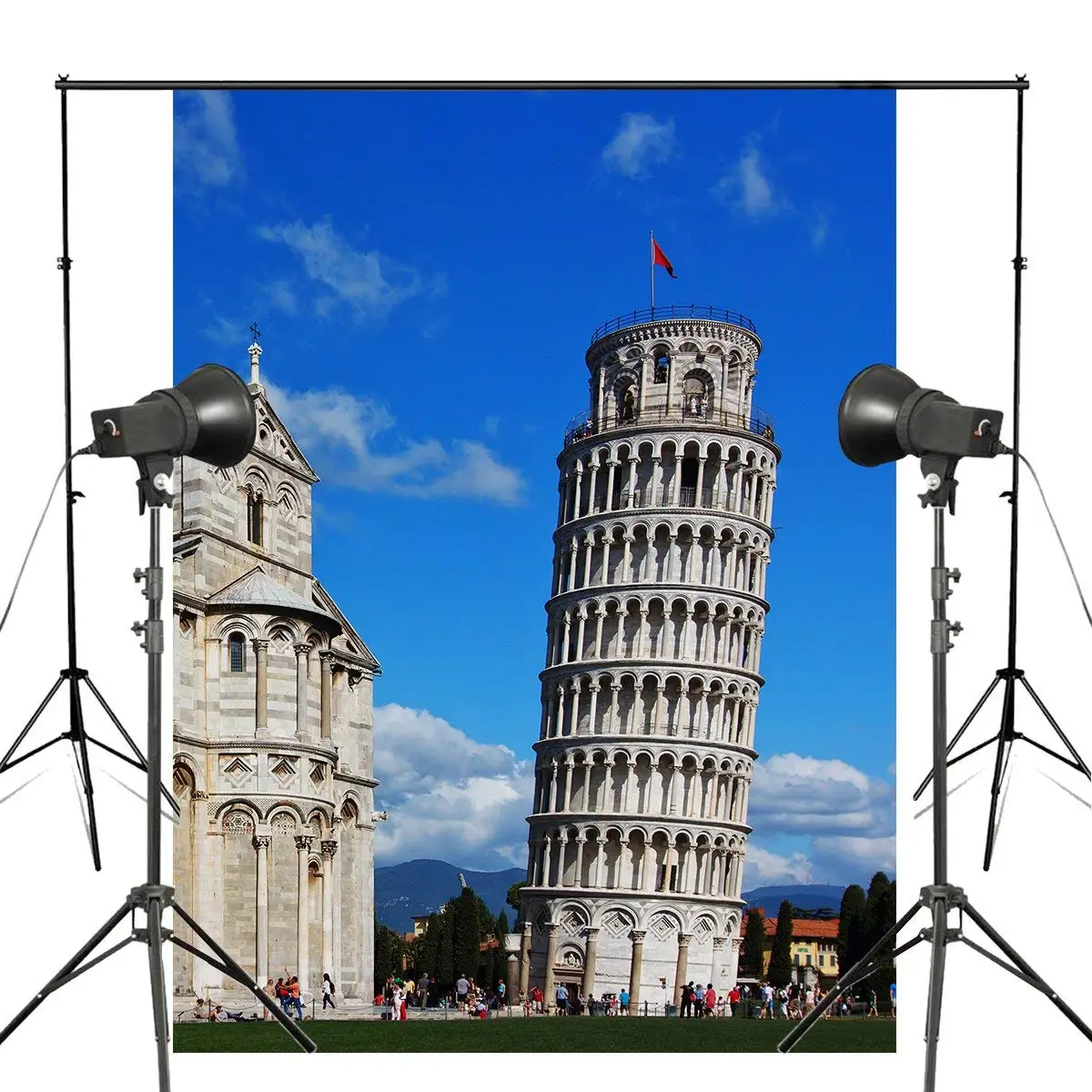 5x7ft Европейское здание фотография Фон Италия Пизанская башня фон Европейская