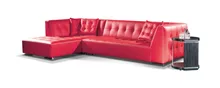 Modern style sectional sofa top Genuine leather sofa living room furniture  8047