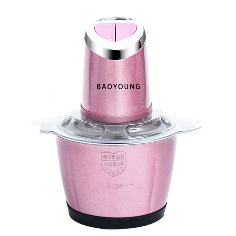 

Electric Kitchen Meat Grinder Chopper Shredder Food Chopper Stainless Steel Electric Household Processor Kitchen Tools 2 Cutte
