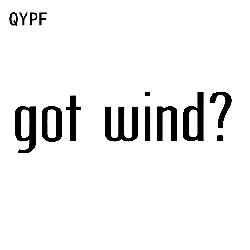 

QYPF 17.2cm*4.8cm Diversification Mission Got Wind Adaptation Font Format Round Plump Vinyl Car Sticker Decal C18-0983