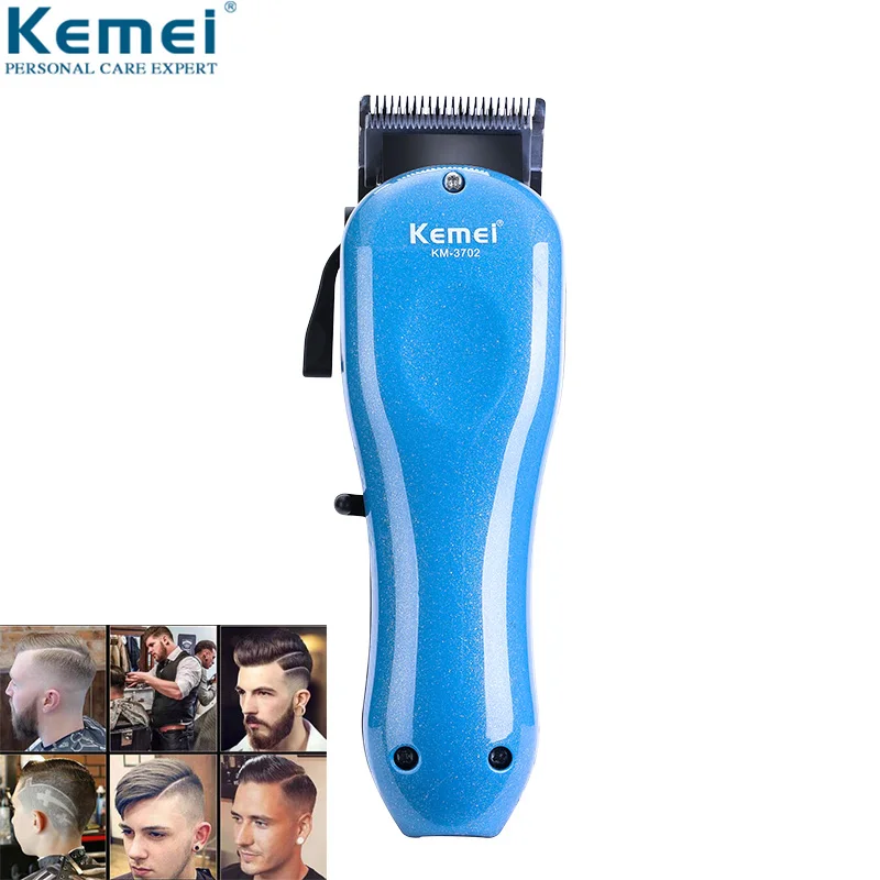 

Kemei 100-240V Professional Hair Clipper Rechargeable Hair Trimmer Hair Shaving Machine Hair Cutting Beard Electric Razor