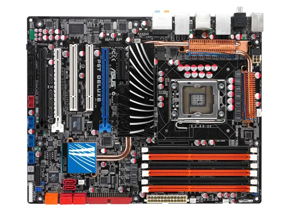 LGA 1366 для ASUS P6T Deluxe материнская плата DDR3 24 ГБ для Intel X58 P6T Deluxe настольная материнская плата PCI-E X16 поддержка 3 каналов