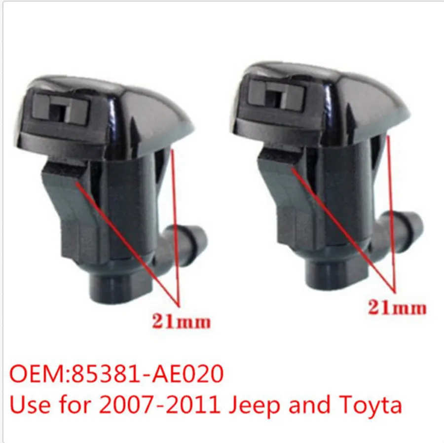 85381AE020 85381 AE020 2x WINDSHIELD WIPER SPRAY JET WASHER NOZZLE FOR