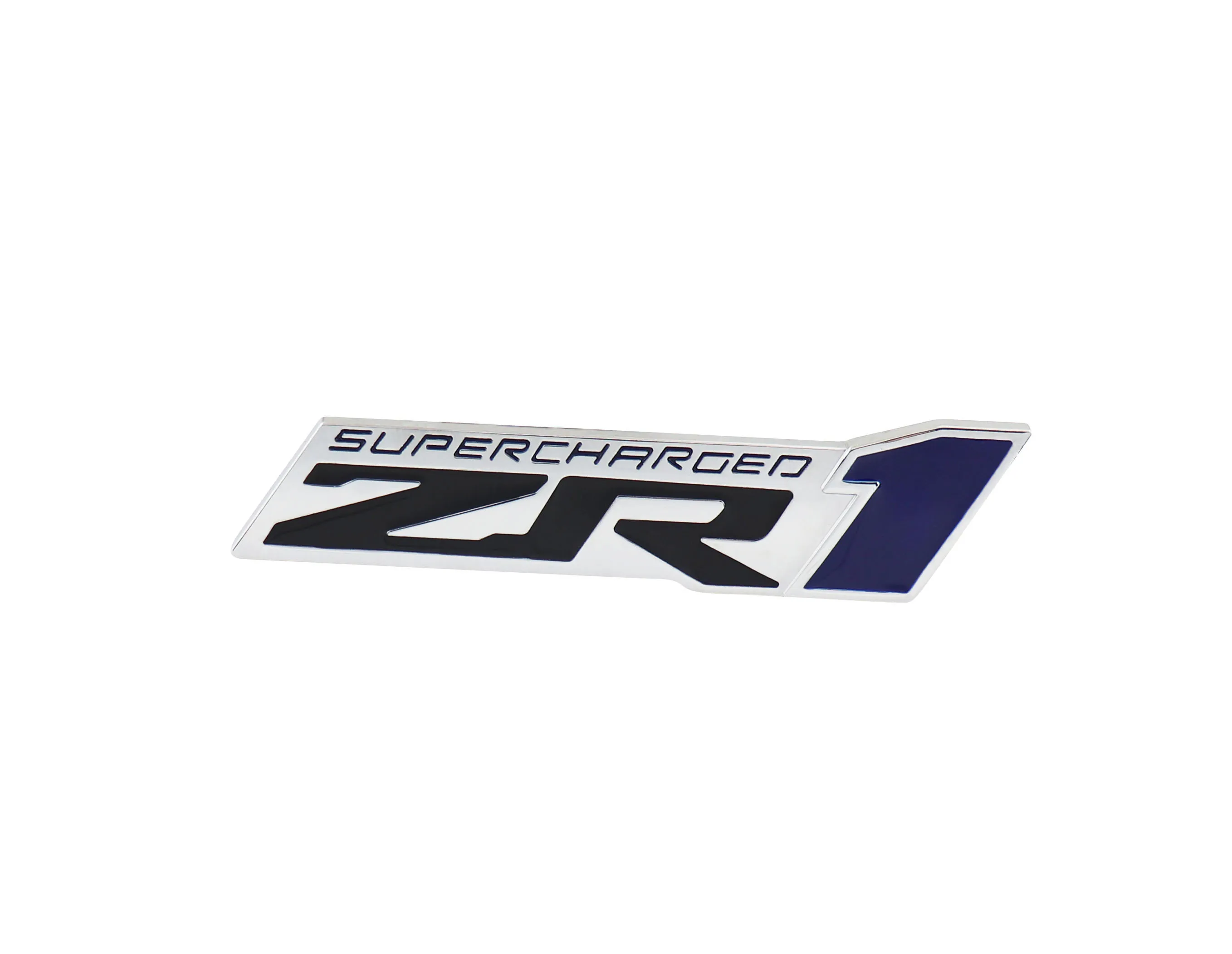 

Chrome ZR1 Supercharged for C6 Corvette Fender trunk Emblem Badge Sticker