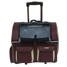 Рюкзак-переноска для домашних животных с колесами для собак/кошек, многоразовая дорожная сумка-переноска для кошек/собак/Модная Сумка на колесиках/дорожная Сумка