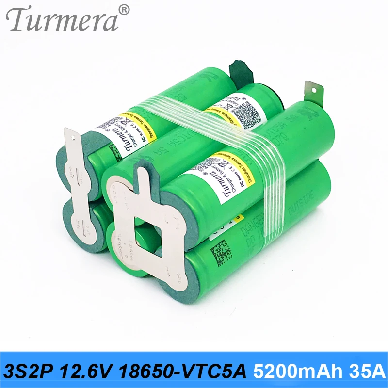 3S 12,6 V 4S 16,8 V 5S 21V аккумулятор US18650VTC5A 2600mah 35A разрядный ток для шуруповерта батареи(по индивидуальному заказу