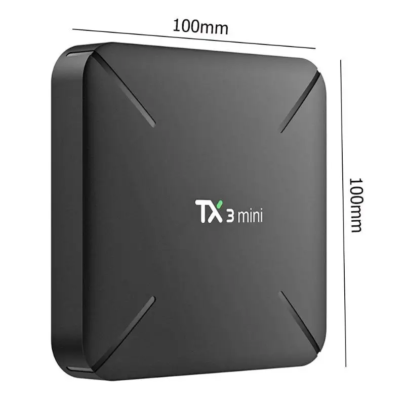 TX3 Мини Android 7,1 Смарт ТВ коробка 1 + 8 Гб Amlogic S905W 4 ядра WiFi 4 K H.265 компьютерной приставки к телевизору Media Player