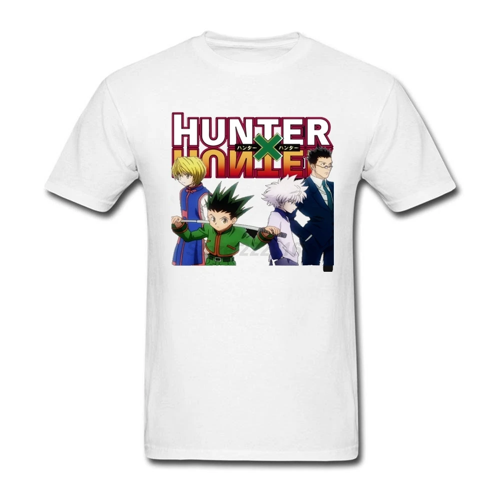 Создать футболки для мужчин класса Мужские T Hunter x group XS 3XL Японские Аниме Hacks