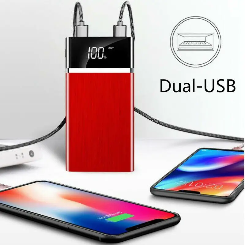Günstig 2019 neue Power Bank 50000mAh Tragbare Externe Batterie Riesige Kapazität Ladegerät Power