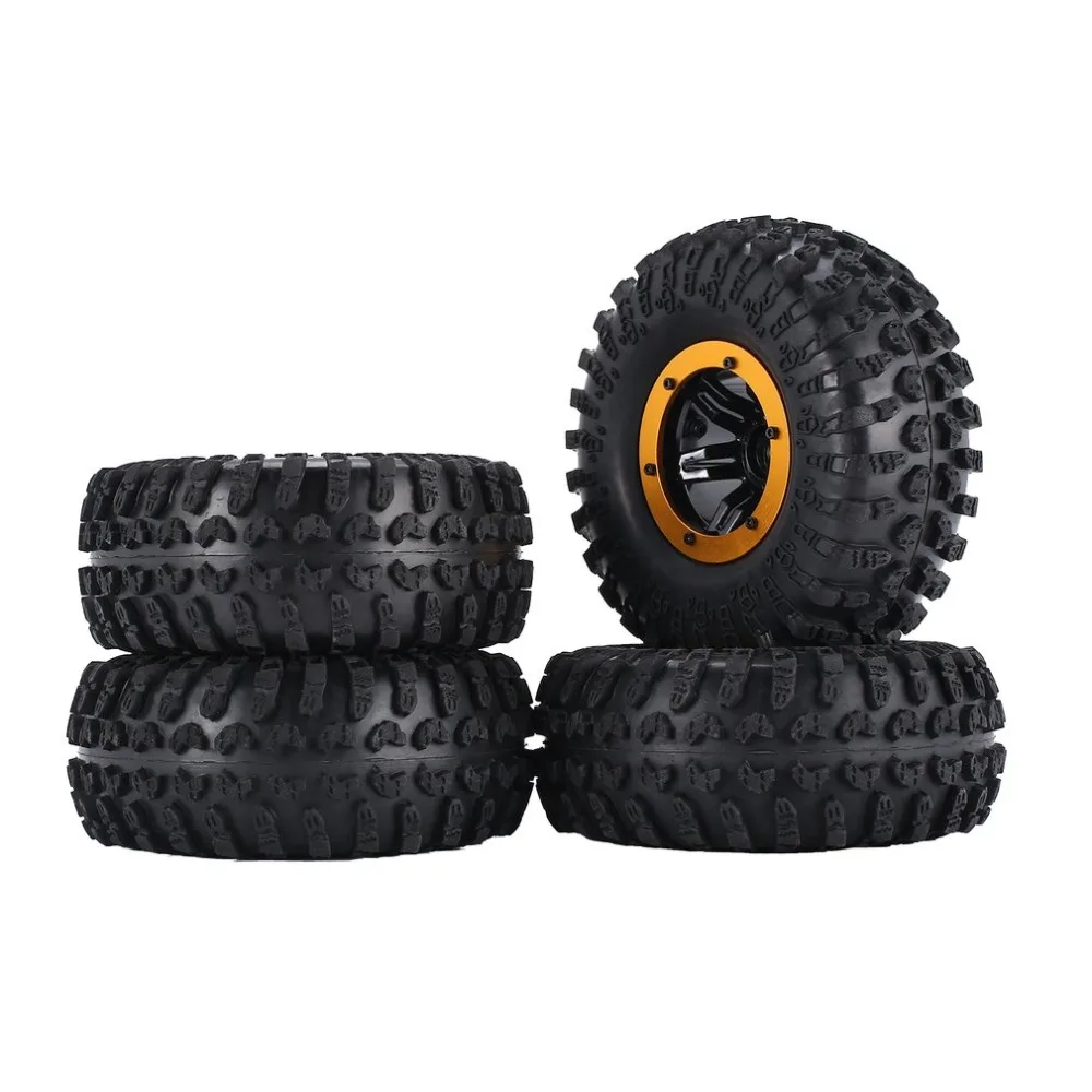 

AUSTAR AX 4pcs 128mm Inflatable Beadlock Metal Tyre Tire Wheel for RC Crawler Climbing Car Model HSP HPI Component Spare Parts