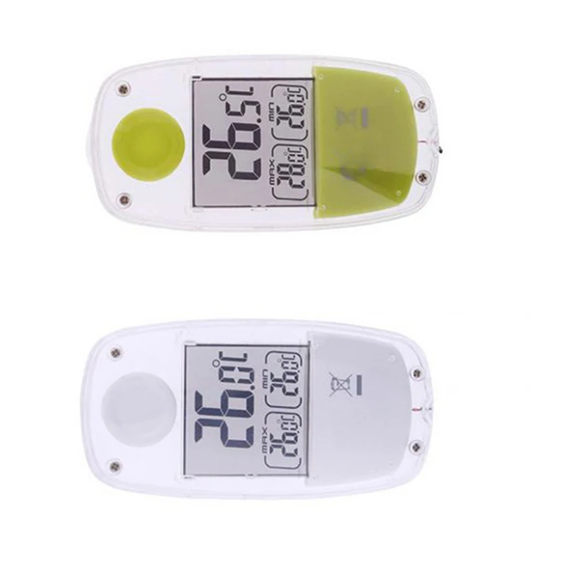 

Konesky Solar Power LCD Digital Window Thermometer Suction Cup Temperature Meter Weather Station for Indoor Home Car