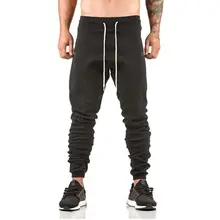 Новые мужские спортивные брюки tiecord для мальчиков; повседневные эластичные брюки с боковой молнией; Лоскутные Спортивные штаны для фитнеса; спортивные штаны; длинные брюки