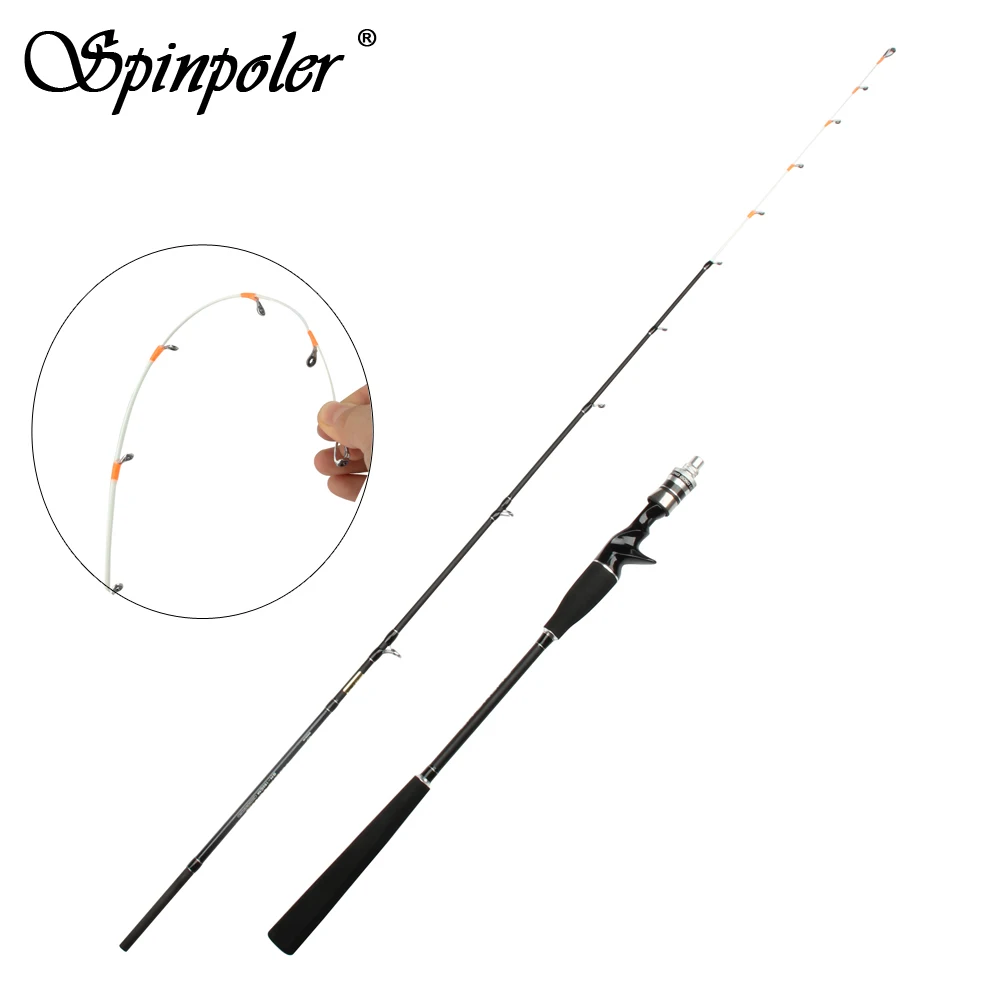 

Spinpoler 2019 New Soft Light Rock Lure Fishing Pole Line Weight 10-100LB Lure Weight 5-15g Ultra Light Fishing Rods