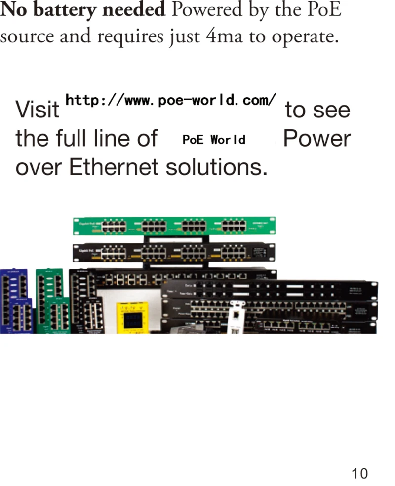 POE TESTER Data sheet and Manual 201808-11