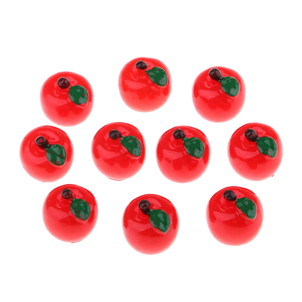 10pcs Simulation Fake Fruit Toys  miniature kitchen food toys  Suit for 1/12 miniature dollhouse  miniature kitchen food toys 