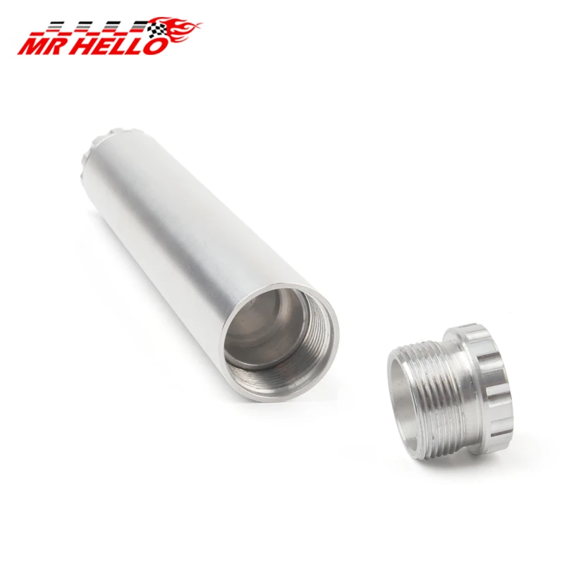 1/2-28 5/8-24 filtros de combustible Filtro de solvente de trampa de combustible 1X6 para NAPA 4003 WIX 24003 6061-T6 piezas de filtros de automóviles