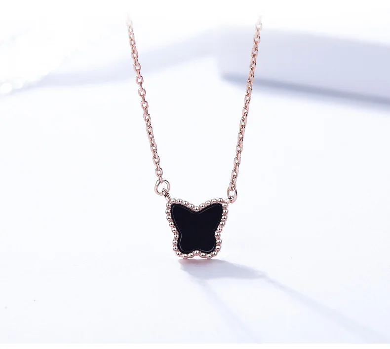 butterfly pendant S925 silver pendant for necklace 4