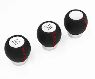 

Car Styling Fit For Toyota TRD 5 Speed and 6speed Gear Stick Leather Shift Knob car accessories