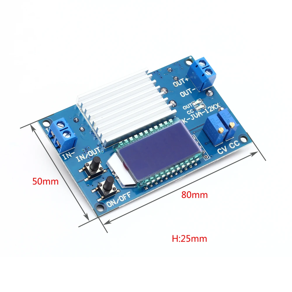 12A понижающий модуль Регулируемый понижающий блок питания с цифровым ЖК-дисплеем понижающий адаптер модуль конвертер DC-DC
