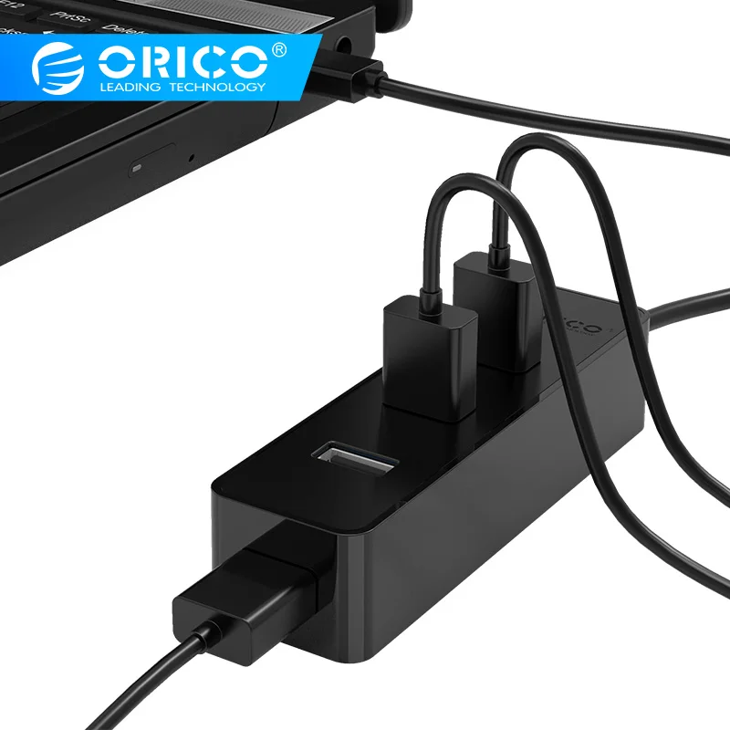 ORICO usb хаб 2 0 3 4 Порты и разъёмы USB адаптер для ноутбука аксессуары черный/белый