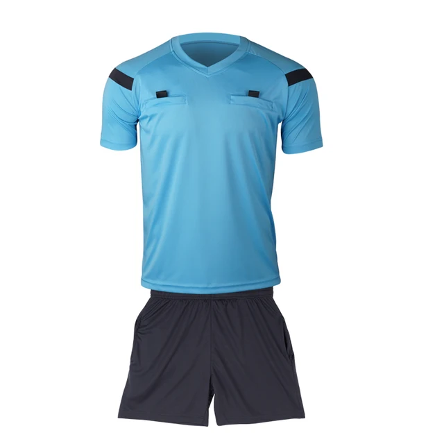 Soccer referee uniform sets 0118 polyester referee uniforms adults men
