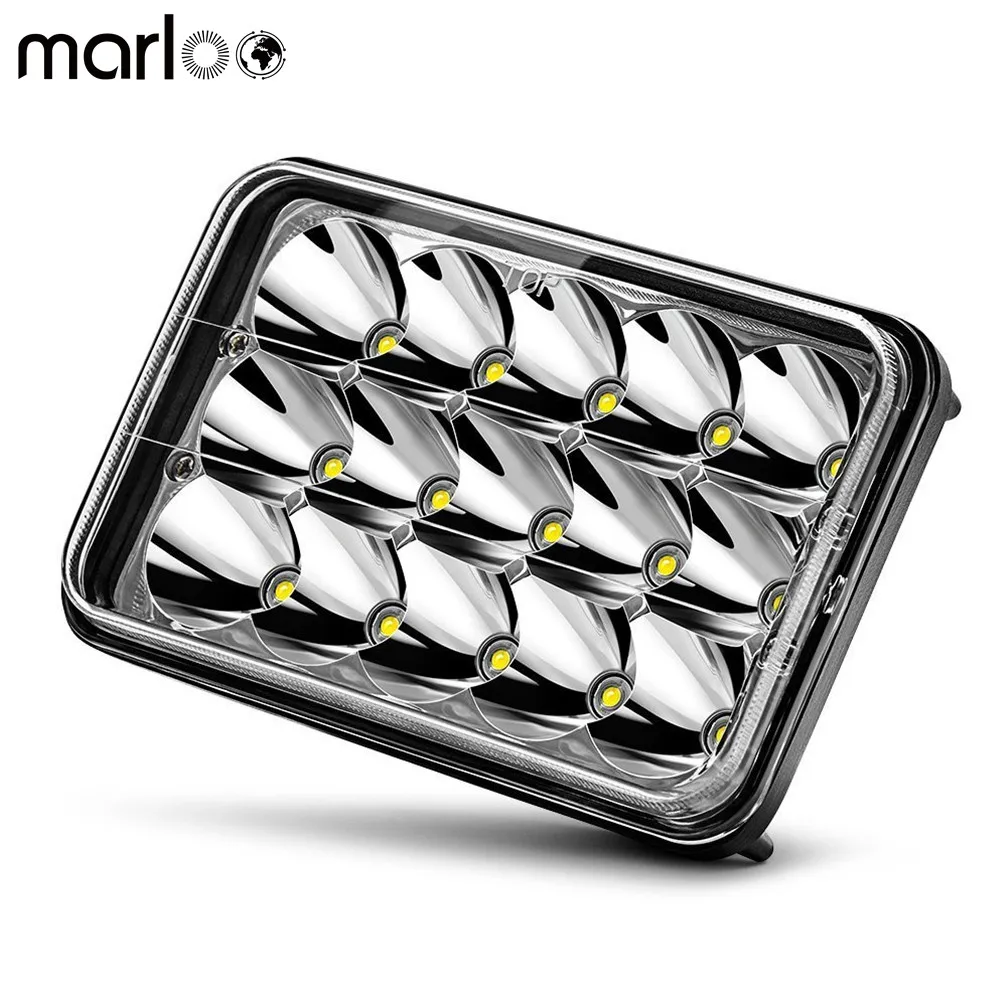 1 pcs 4X6 Led Headlight