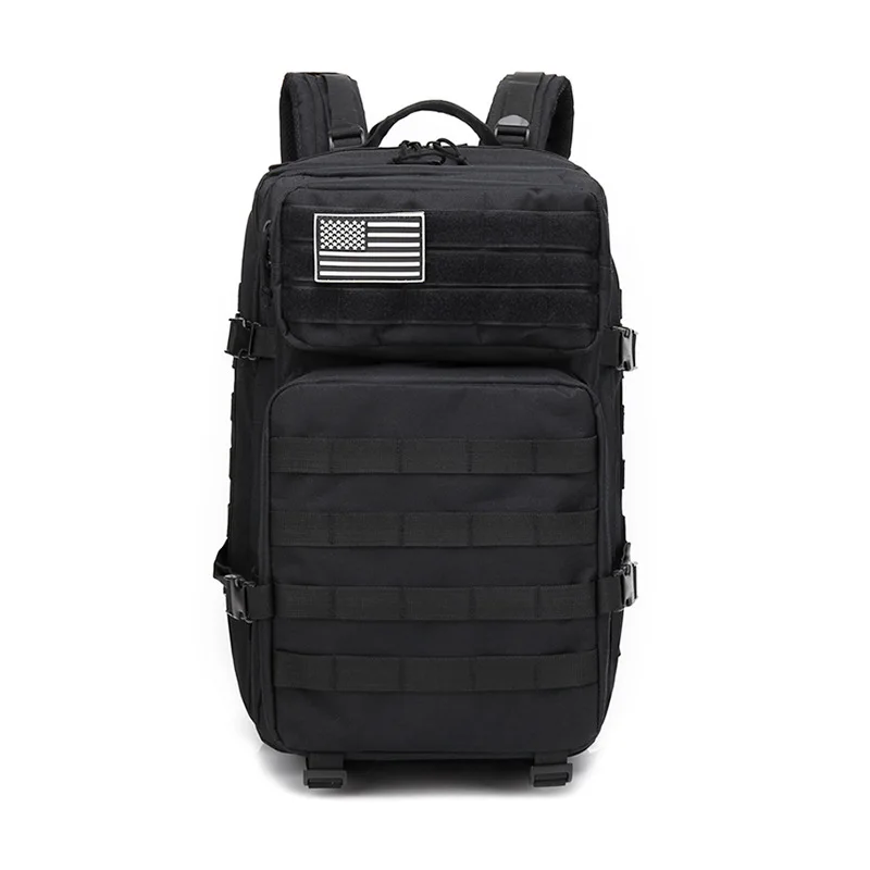 Military Tactical Waterproof Army Backpack Men Male 3P Assault Attack Bag 45L Large Outdoor Travel Back Pack Mountaineering Bags
