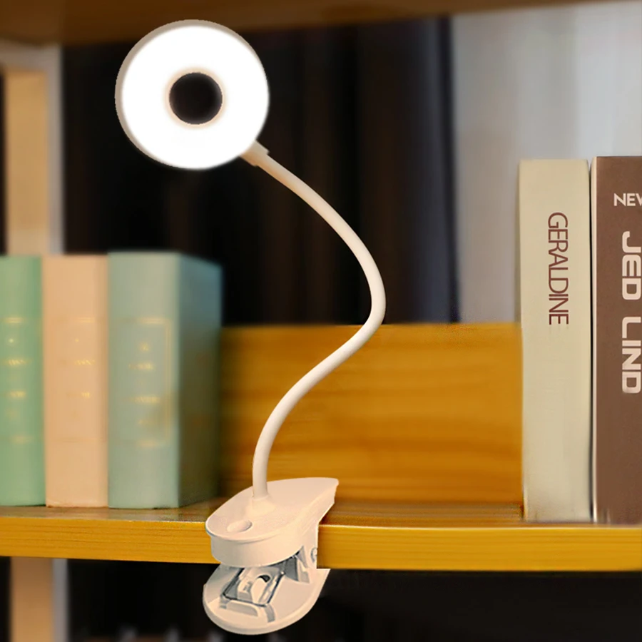 

Flexible Led Clip Desk Lamp Business office Reading Light Touch Control Eye Protection USB Rechargeable Led Table Lamps Light
