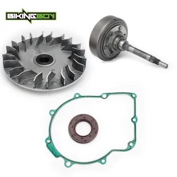 

BIKINGBOY Clutch Housing Cover + Fixed Sheave + Oil Seal + Gasket For HiSUN ATV UTV YS HS 500 700 Massimo Menards Supermach