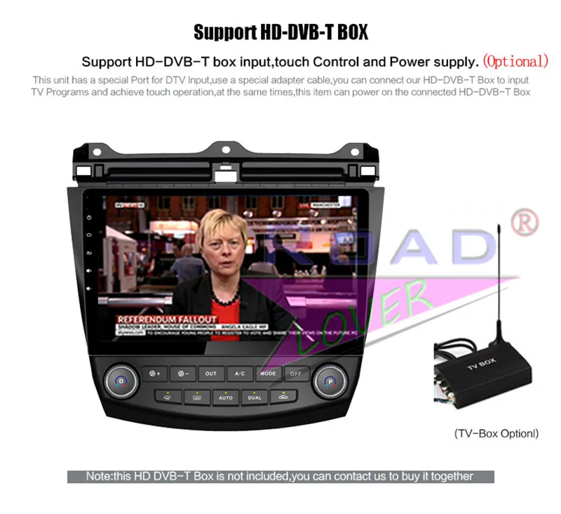 Clearance Roadlover Android 8.1 Car Multimedia  Player For Honda Accord 2004 2005 2006 Stereo GPS Navigation Radio Magnitol 2 Din NO DVD 19