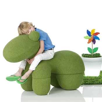 

U-BEST America Hot Sale Kids Furniture Horse Chair Pony Chair,entertaining modern leisure fiberglass armless chair for kids