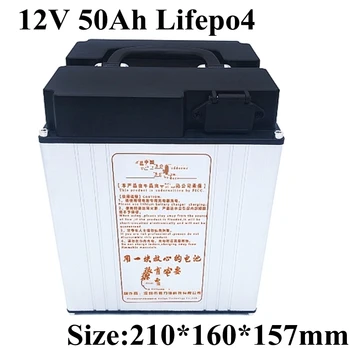 

Lifepo4 12v 50ah lifepo4 battery pack Inverter Portable Battery use for car ebike motor bike lead acid battery UPS + 5A charger