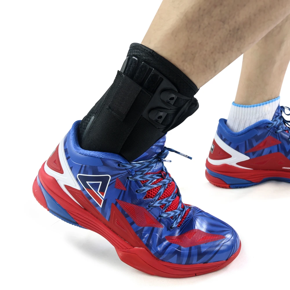 Ankle Support Brace Kuangmi Ankle Support Brace Sports Foot Stabilizer Orthosis Adjustable Ankle Straps Pad Breathable Football Sock Protector ankle support ankle straps fitness ankle straps ankle support brace