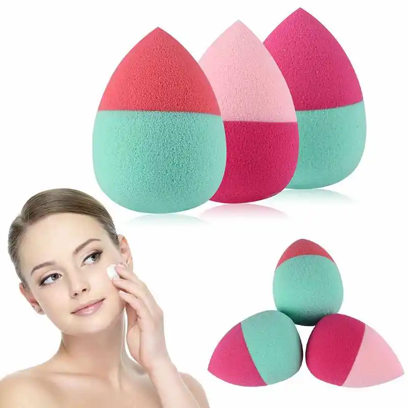 

3pcs Makeup Puff Sponge Waterdrop shape Makeup Puff Make Up Sponge Puff Beauty Tools Face Facial Cosmetic Accessories