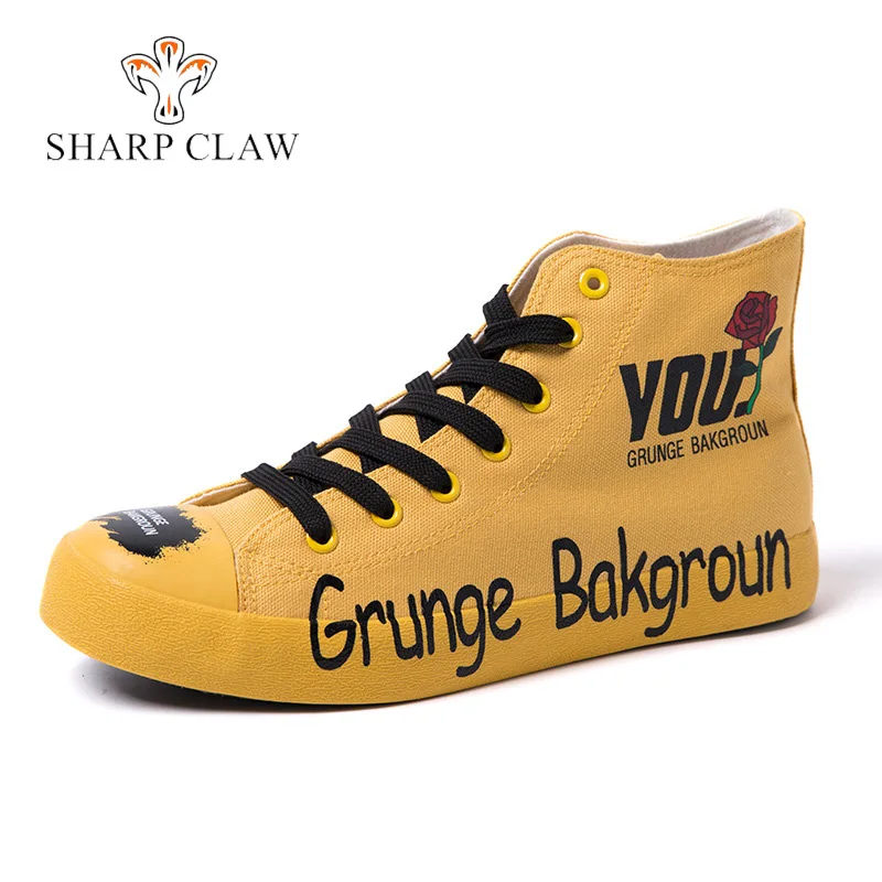 

SHARCPCLAW Summer Autumn Canvas Men Shoes Casual Breathable Comfortable Male Vulcanized Shoes Walking Hot Sale Calzado-Hombre
